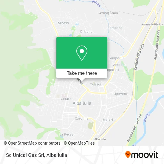 Sc Unical Gas Srl map