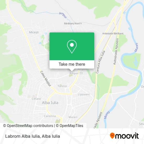Labrom Alba Iulia map