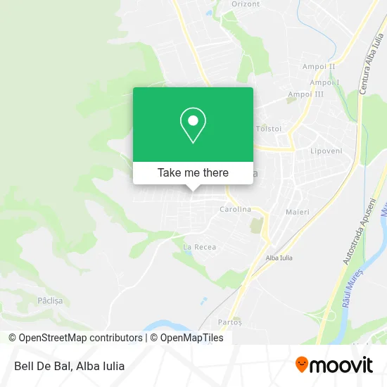 Bell De Bal map