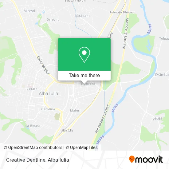 Creative Dentline map