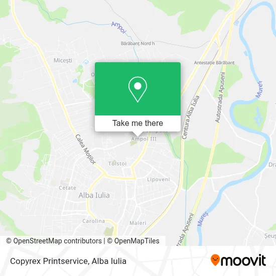 Copyrex Printservice map