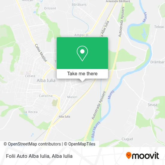 Folii Auto Alba Iulia map