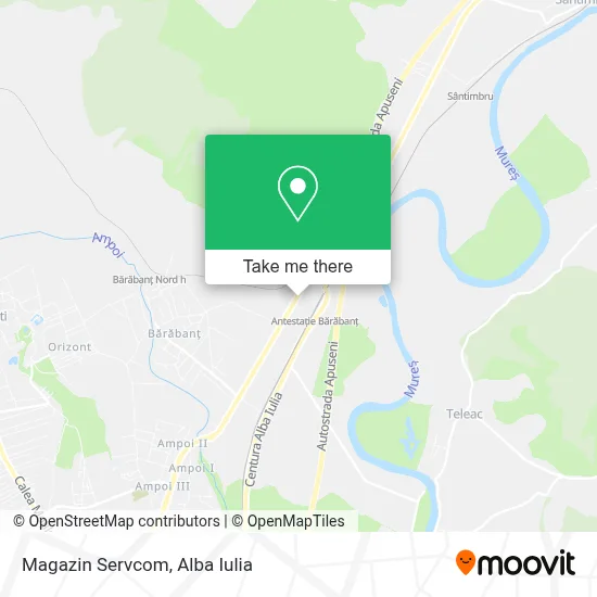 Magazin Servcom map