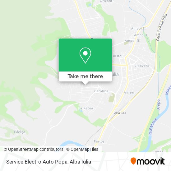 Service Electro Auto Popa map