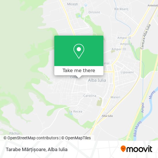 Tarabe Mărțișoare map