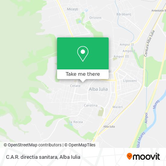 C.A.R. directia sanitara map