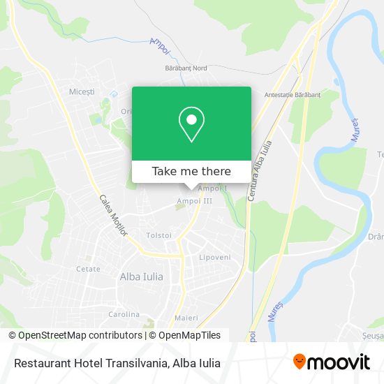 Restaurant Hotel Transilvania map
