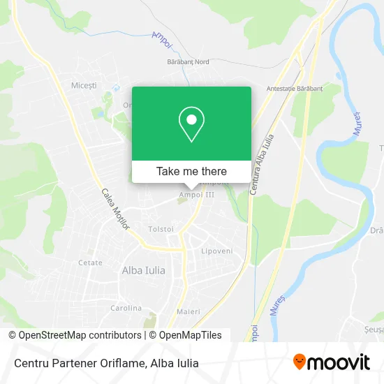 Centru Partener Oriflame map