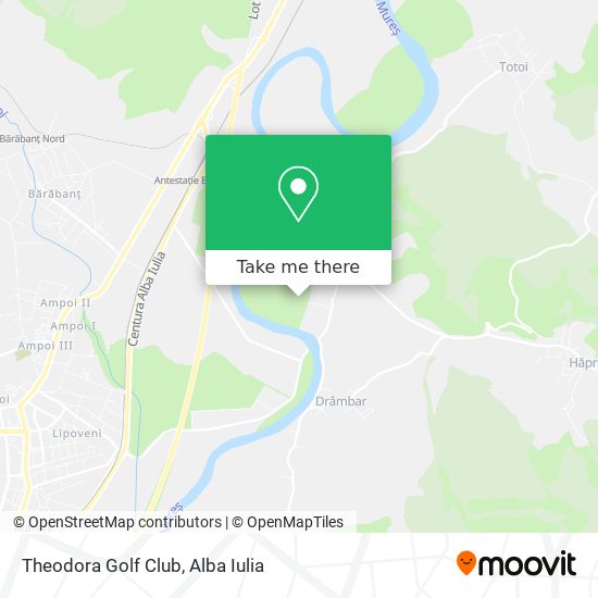 Theodora Golf Club map