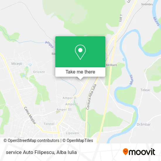 service Auto Filipescu map