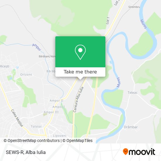SEWS-R map