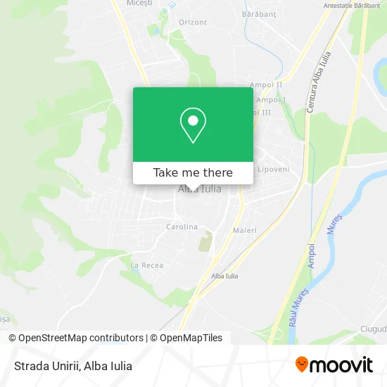 Strada Unirii map