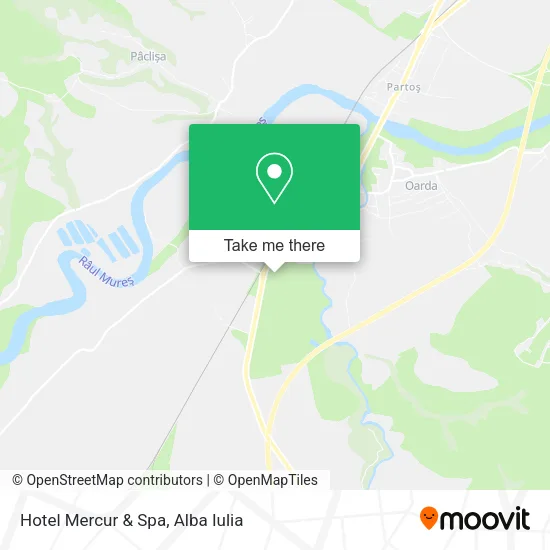 Hotel Mercur & Spa map