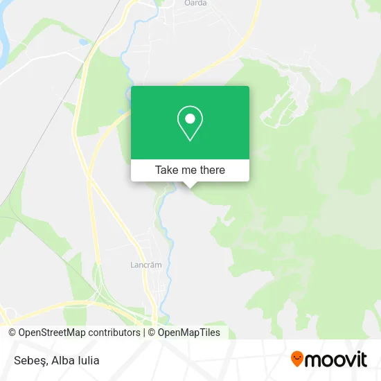 Sebeş map