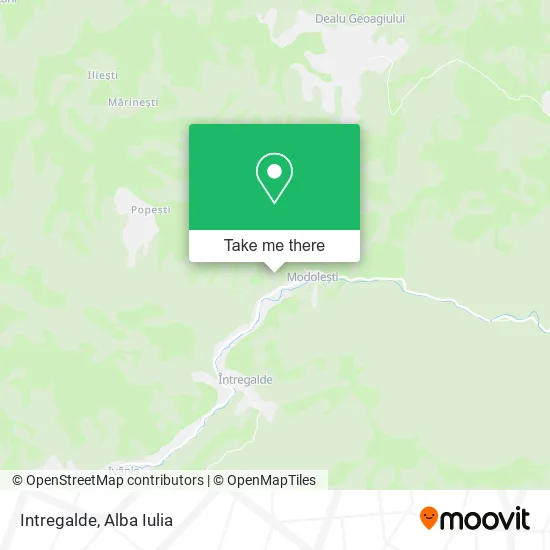Intregalde map