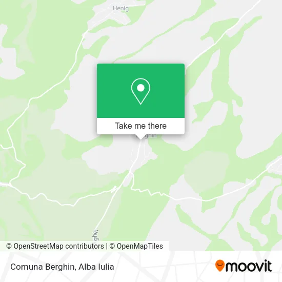 Comuna Berghin map