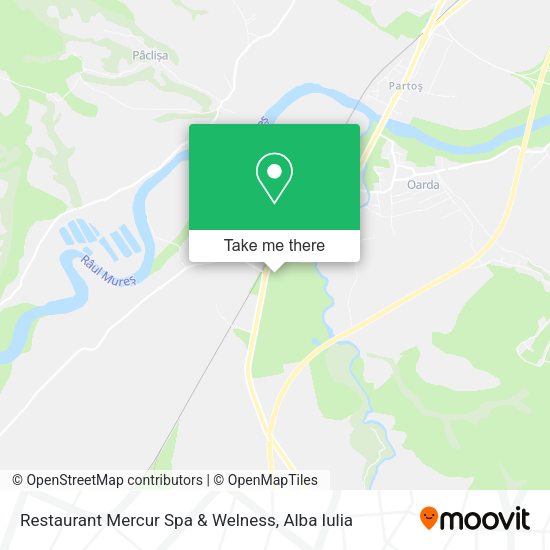 Restaurant Mercur Spa & Welness map