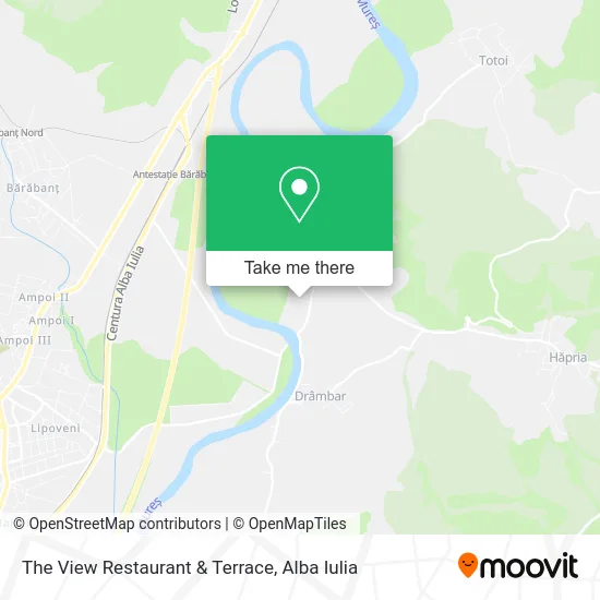 The View Restaurant & Terrace map