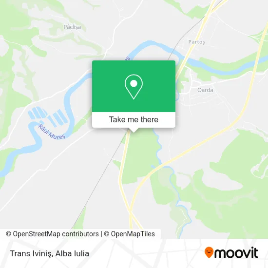 Trans Iviniş map
