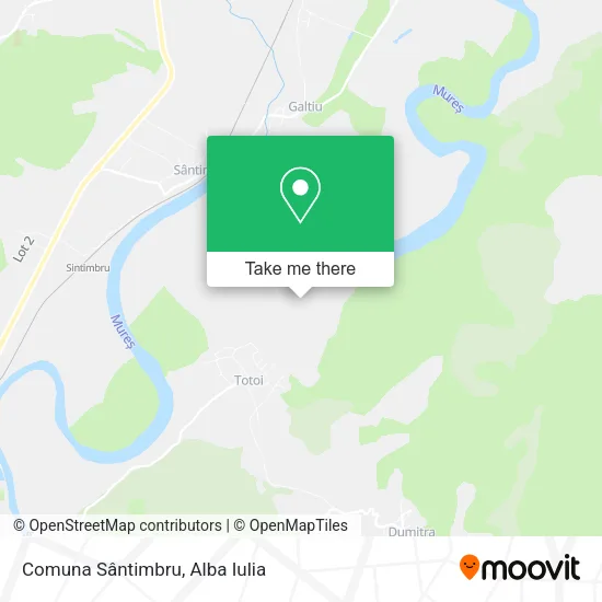 Comuna Sântimbru map