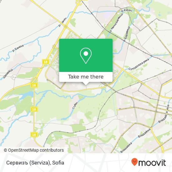 Сервизъ (Serviza) map
