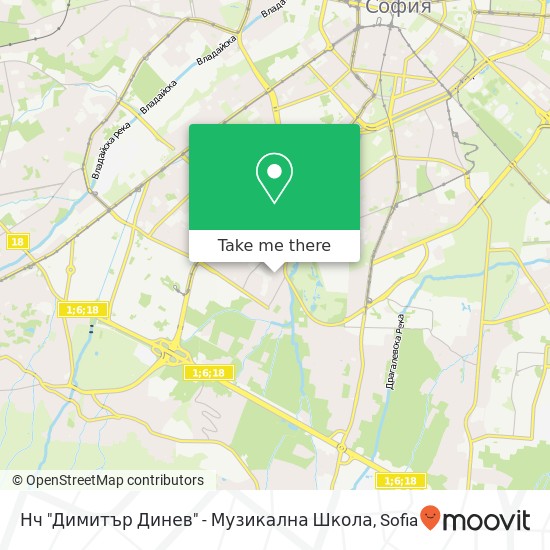Карта Нч "Димитър Динев" - Музикална Школа