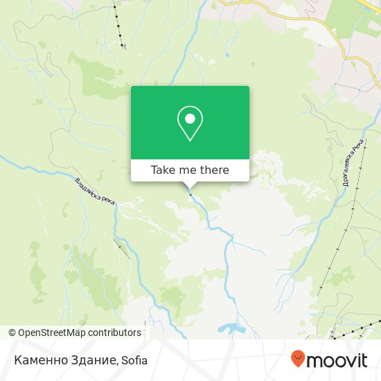 Каменно Здание map