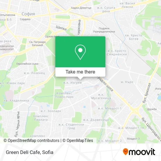 Карта Green Deli Cafe