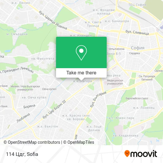 Карта 114 Цдг