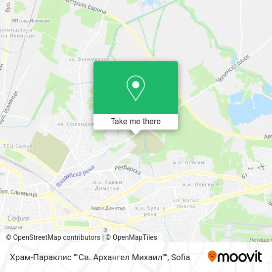 Карта Храм-Параклис ""Св. Архангел Михаил""