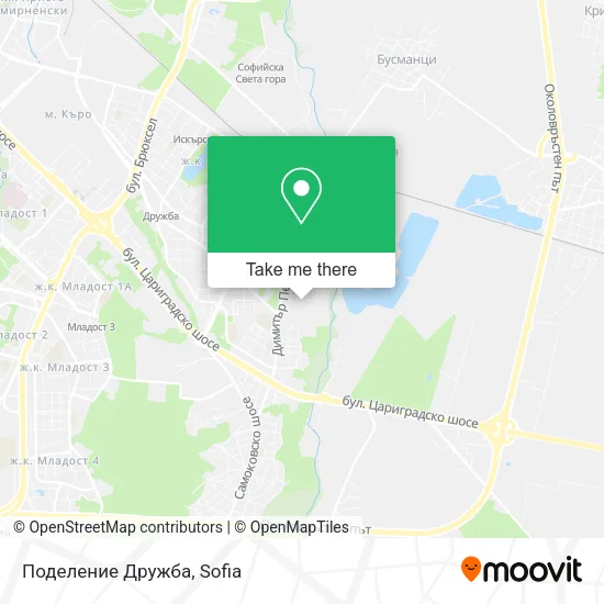 Карта Поделение Дружба