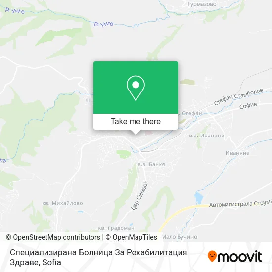 Карта Специализирана Болница За Рехабилитация Здраве