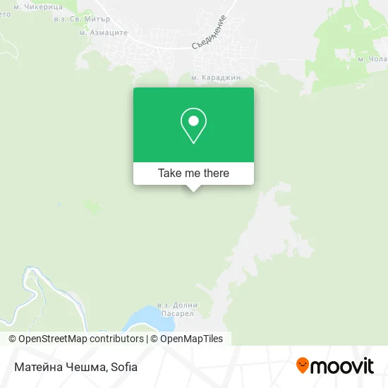 Матейна Чешма map
