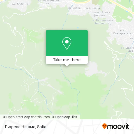 Карта Гьорева Чешма