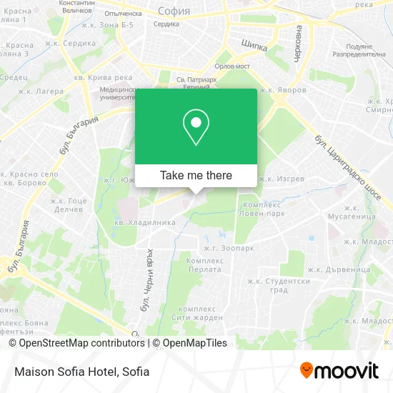 Maison Sofia Hotel map