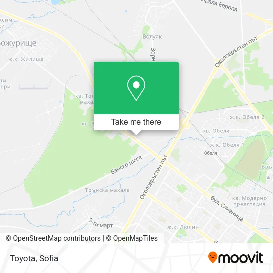 Карта Toyota