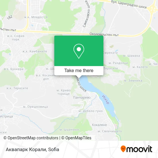 Карта Аквапарк Корали
