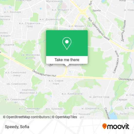 Карта Speedy