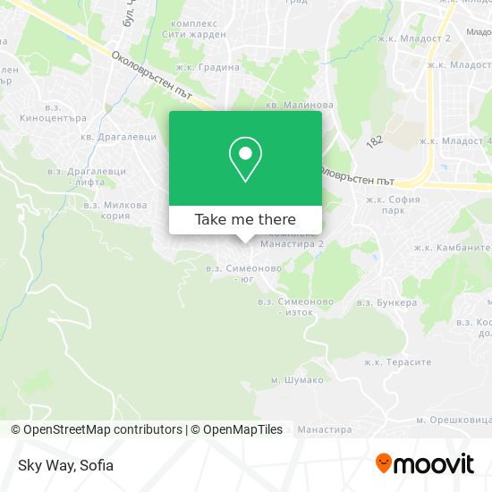 Sky Way map