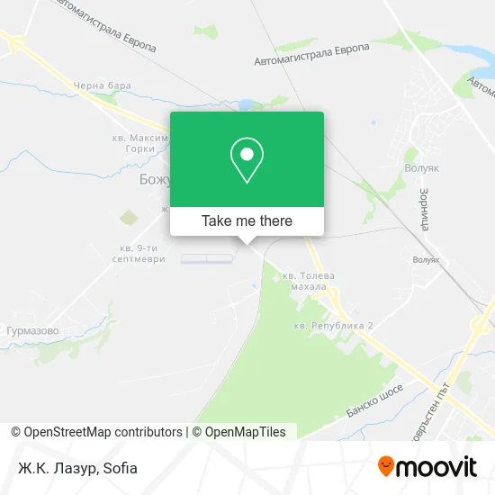 Карта Ж.К. Лазур