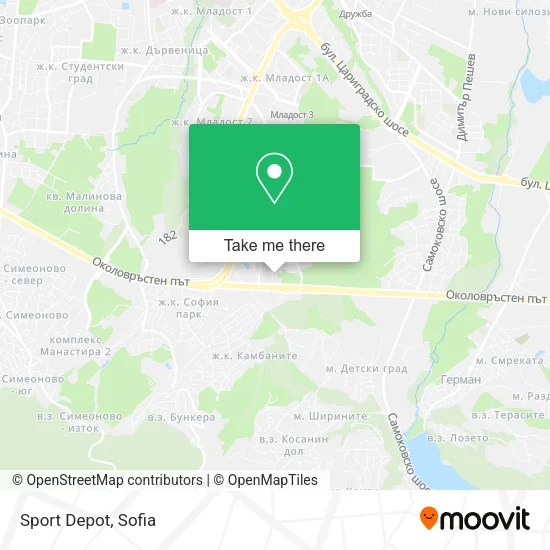 Карта Sport Depot