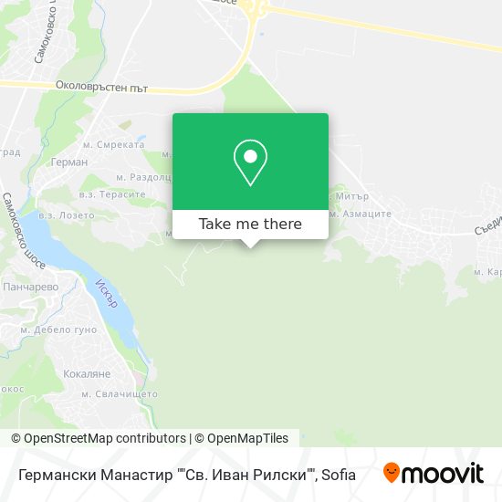 Германски Манастир ""Св. Иван Рилски"" map