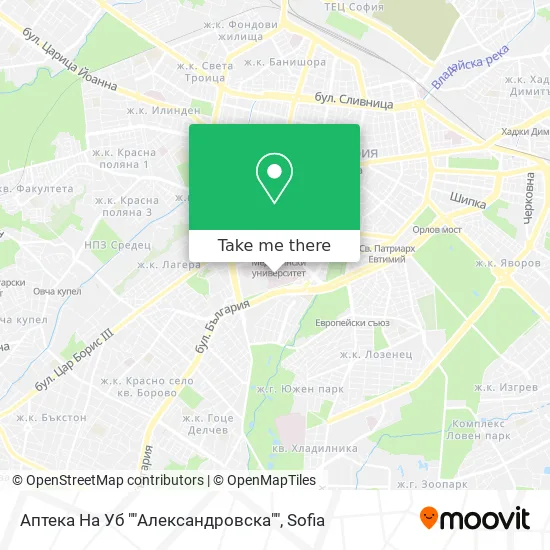 Карта Аптека На Уб ""Александровска""