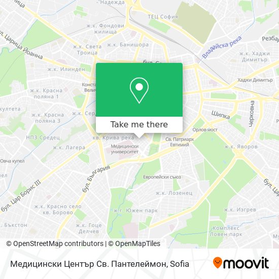Медицински Център Св. Пантелеймон map