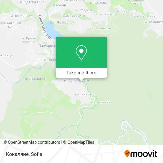 Карта Кокаляне