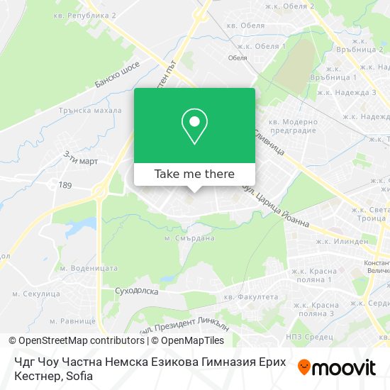 Чдг Чоу Частна Немска Езикова Гимназия Ерих Кестнер map