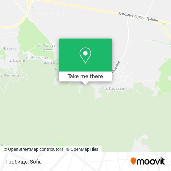 Гробище map