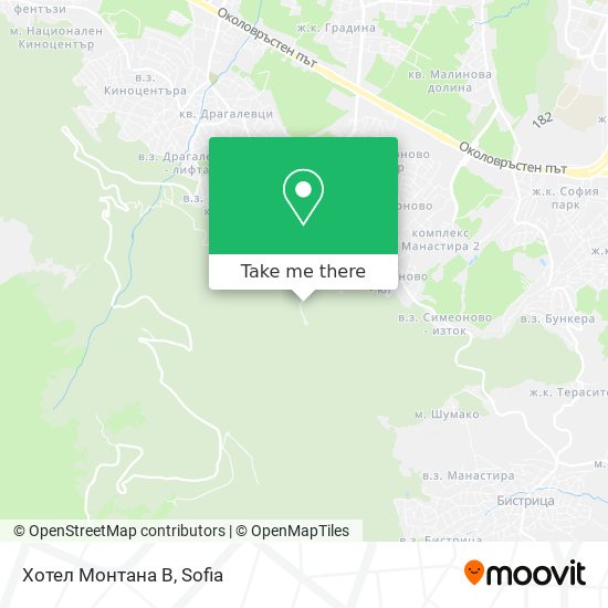 Хотел Монтана В map