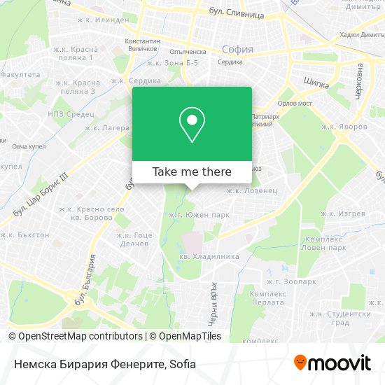 Немска Бирария Фенерите map