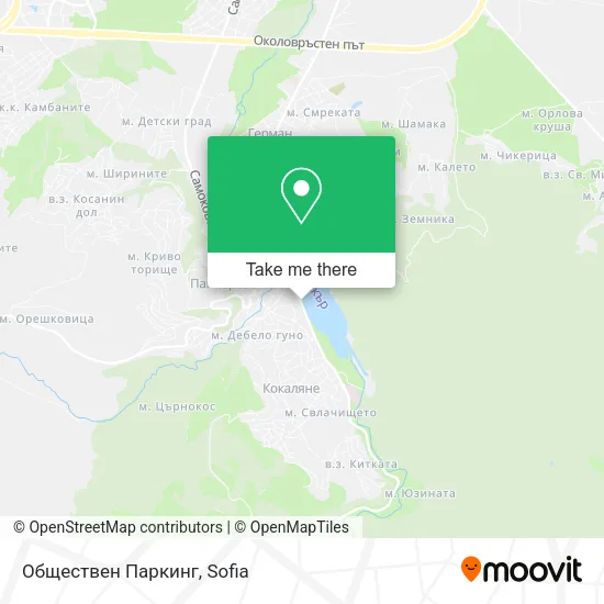 Карта Обществен Паркинг